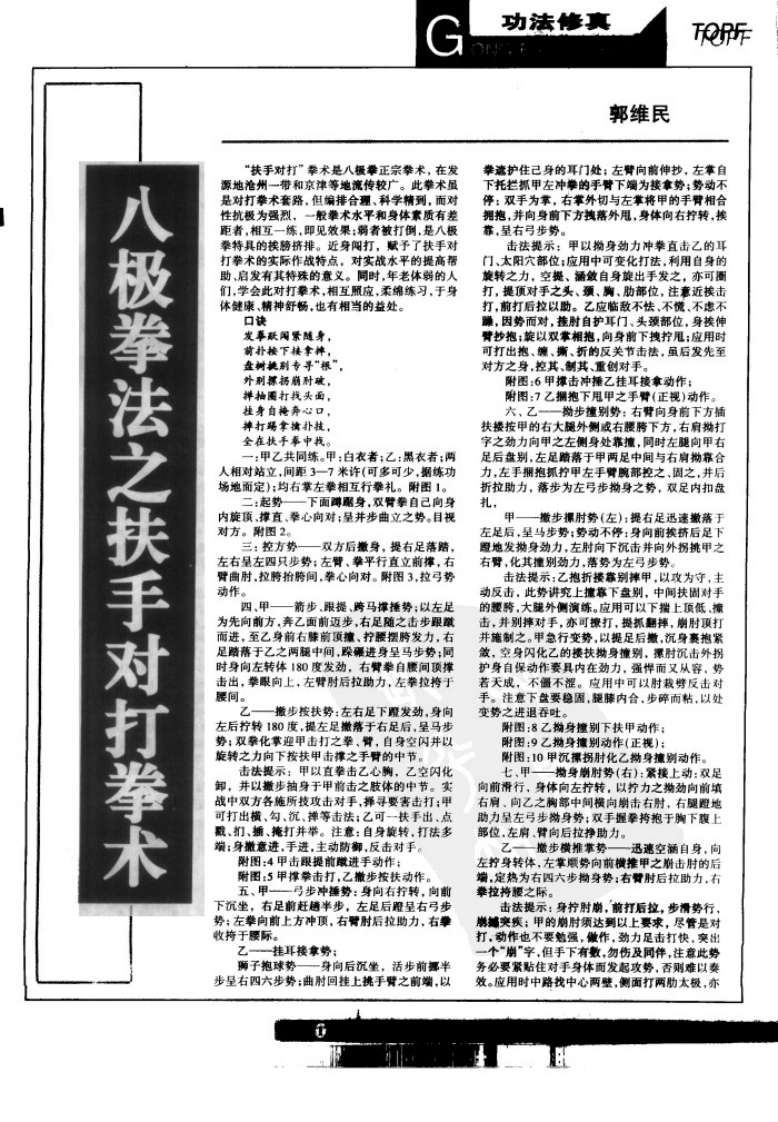 《八极拳法之扶手对打拳术》郭维民-四书格