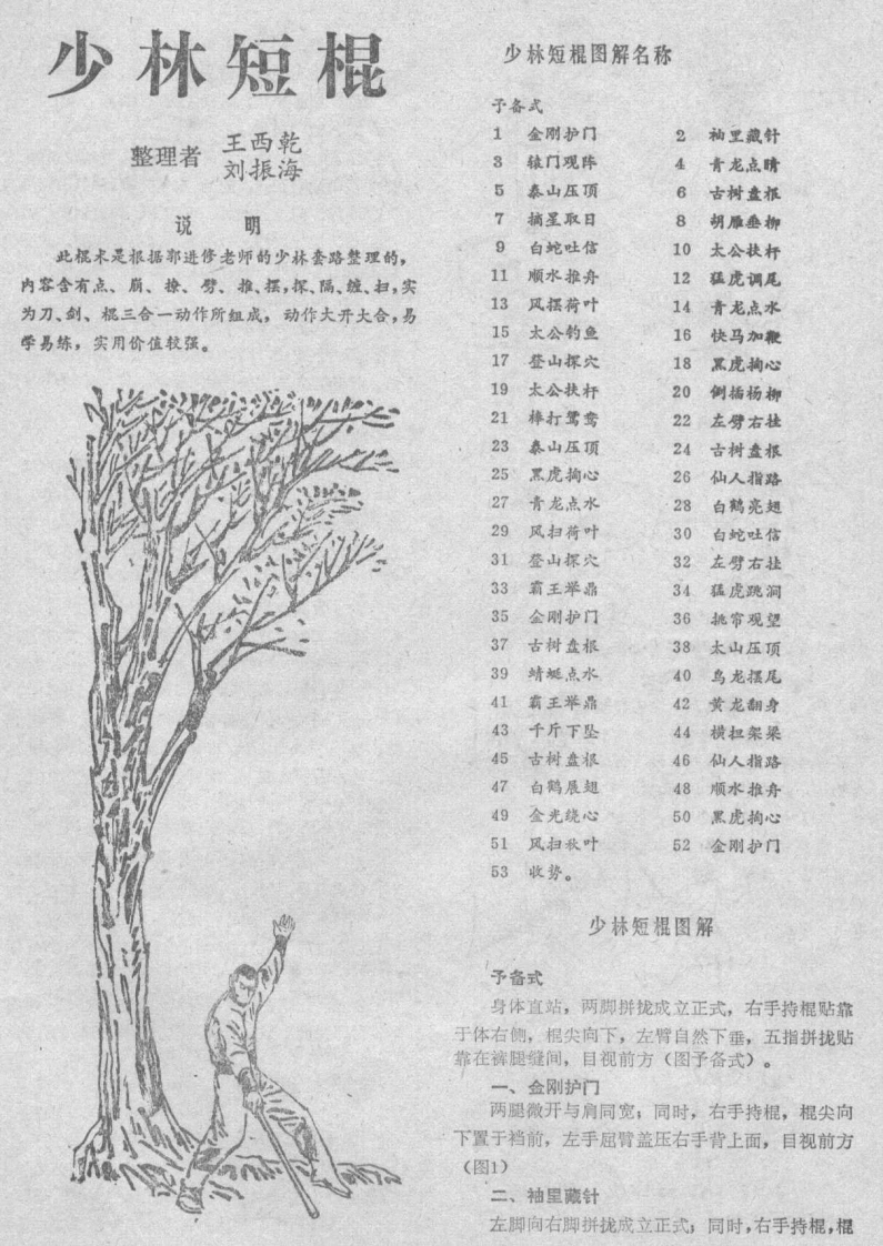 《少林短棍》王西干、刘振海-四书格