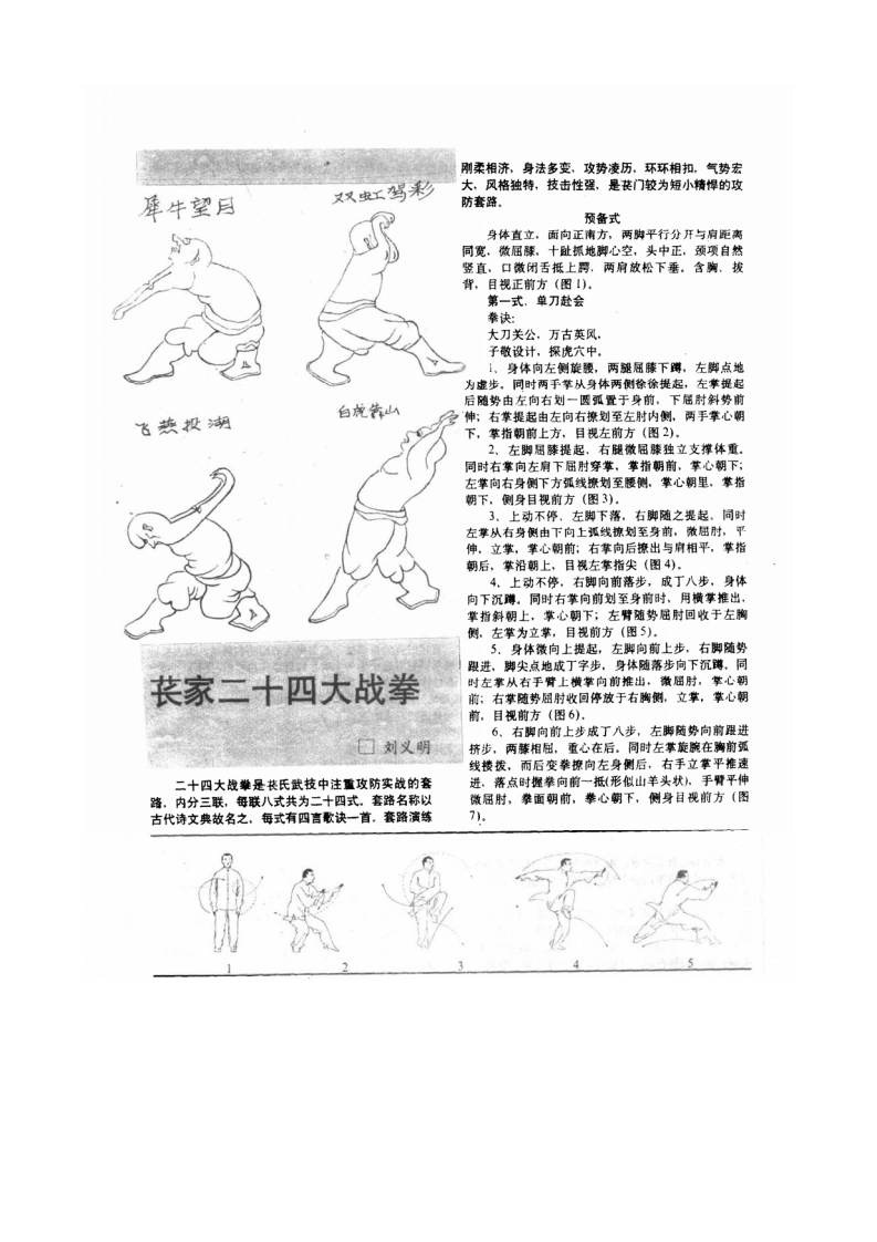 《苌家二十四大战拳》刘义明-四书格