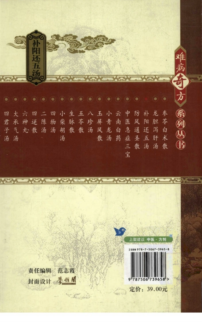 【02】难病奇方系列丛书第二辑：补阳还五汤-四书格