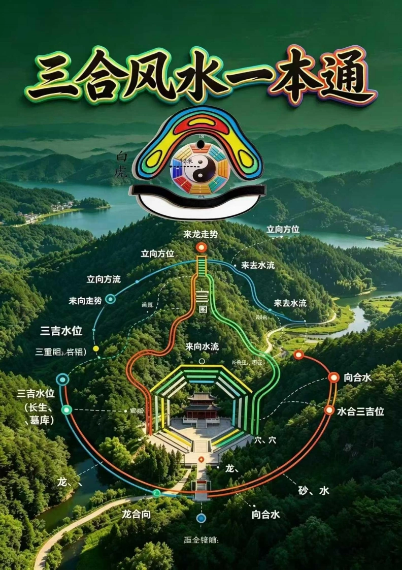 三合风水一本通-彩色-原版-四书格