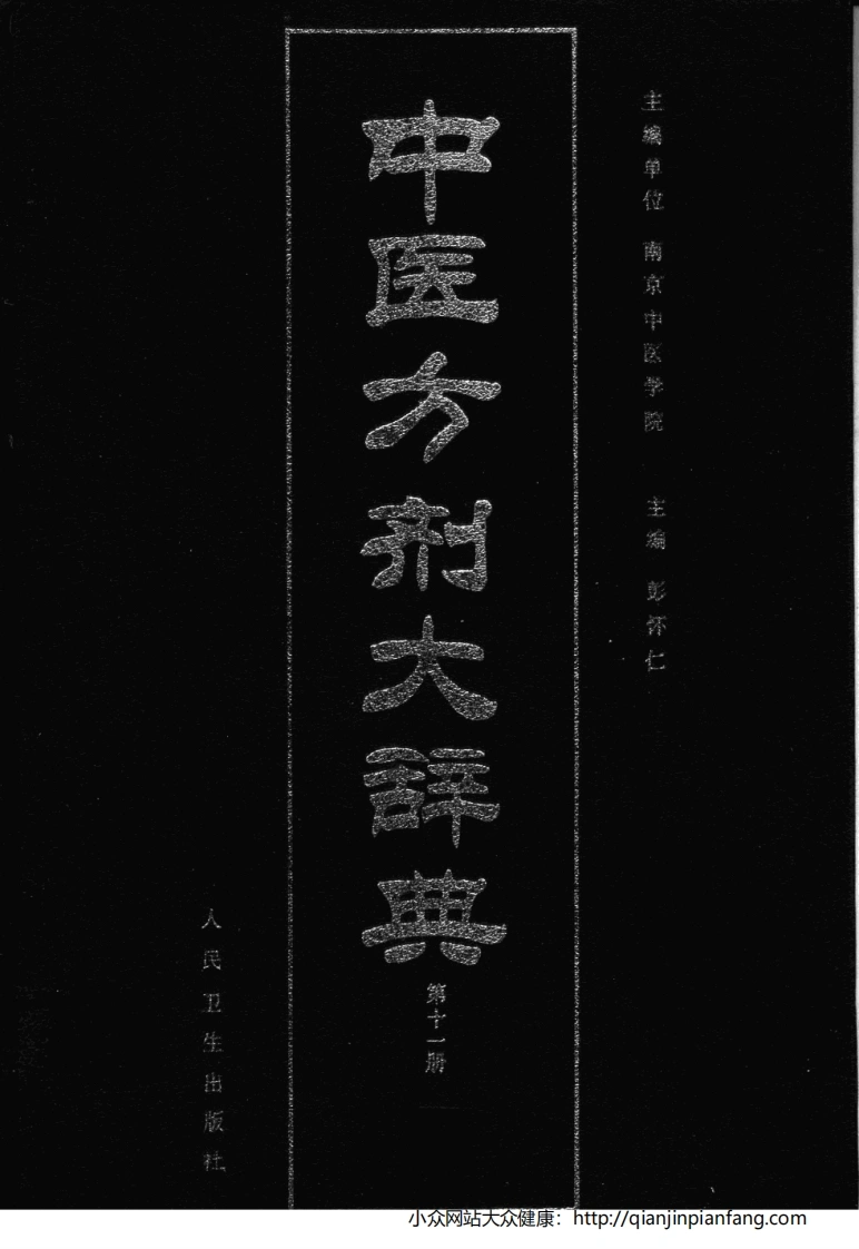 中医方剂大辞典（第11册）（彭怀仁）-四书格