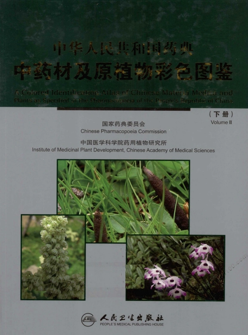 中华人民共和国药典中药材及原植物彩色图鉴（下册）