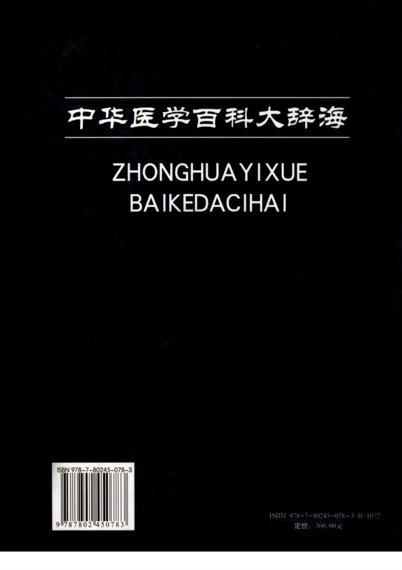 中华医学百科大辞海—内科学（第一卷）-四书格