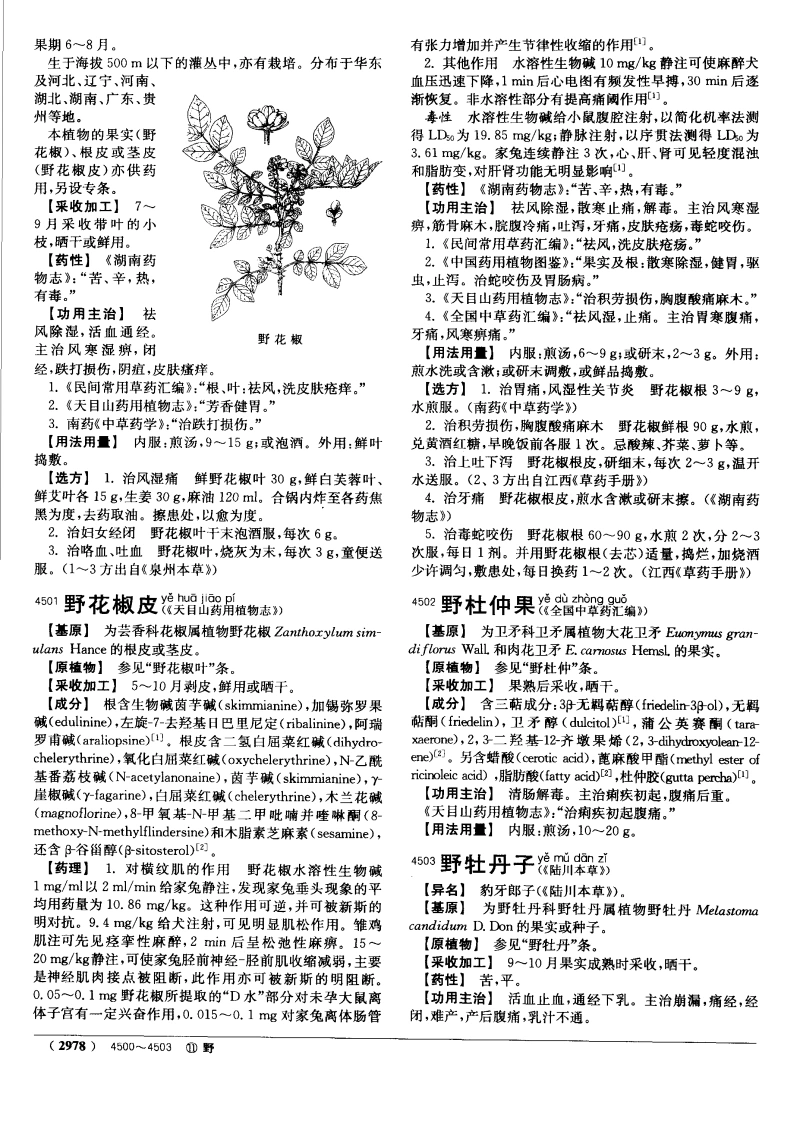 中药大辞典（第二版）（下册）（南京中医药大学编著）_901-1801-四书格