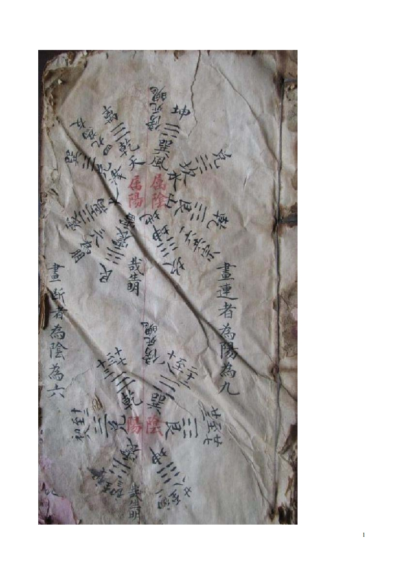 六十四卦顺逆四十八局古抄本