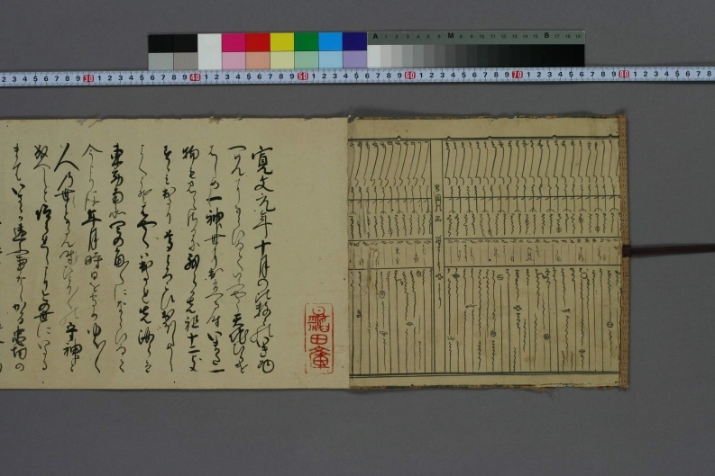 十二枝句合.立圃撰画.1666年-四书格