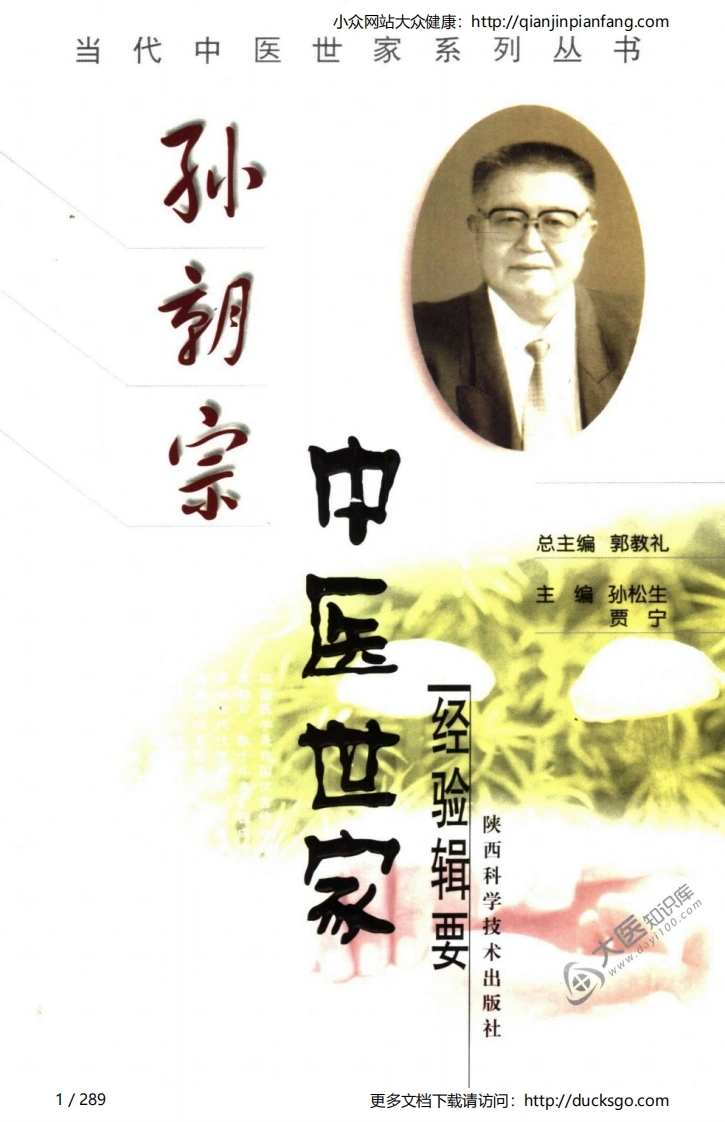 孙朝宗中医世家经验辑要-四书格
