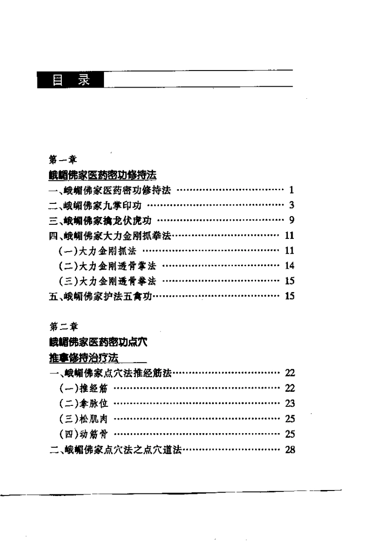 峨嵋佛家医药密功.李卫.扫描版-四书格