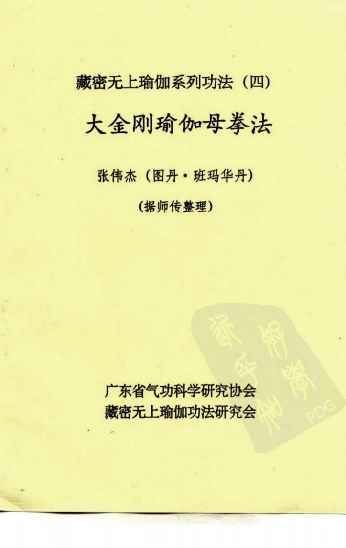 张伟杰-藏密无上瑜伽系列功法_四大金刚瑜伽母拳法