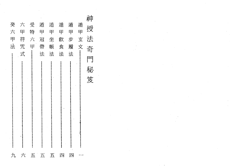 张子房-神授法奇门秘笈