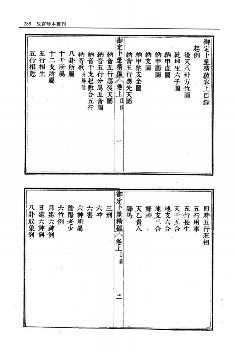御定卜筮精蕴-四书格