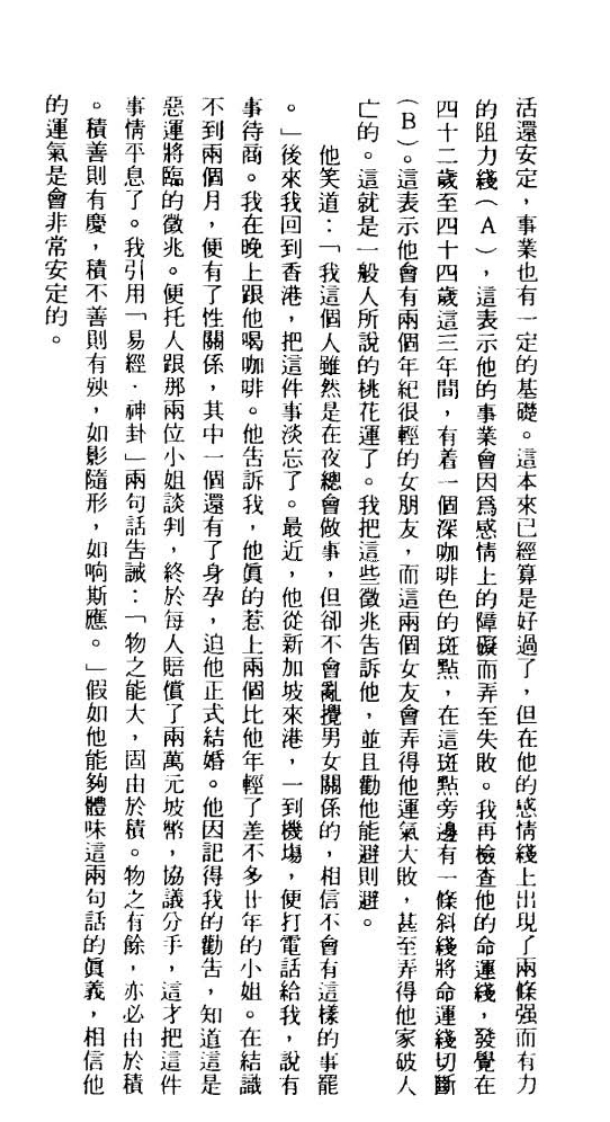 林真《手相学5》