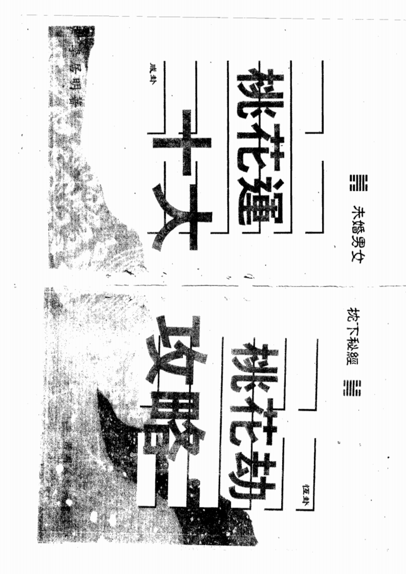 桃花运与桃花劫