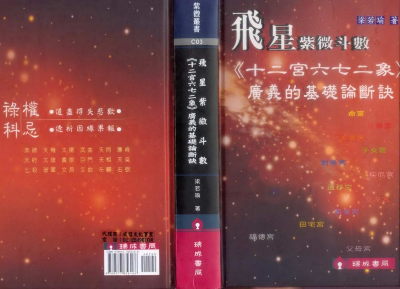 梁若瑜-飞星紫微斗数《十二宫六七二象》广义的基础论断诀
