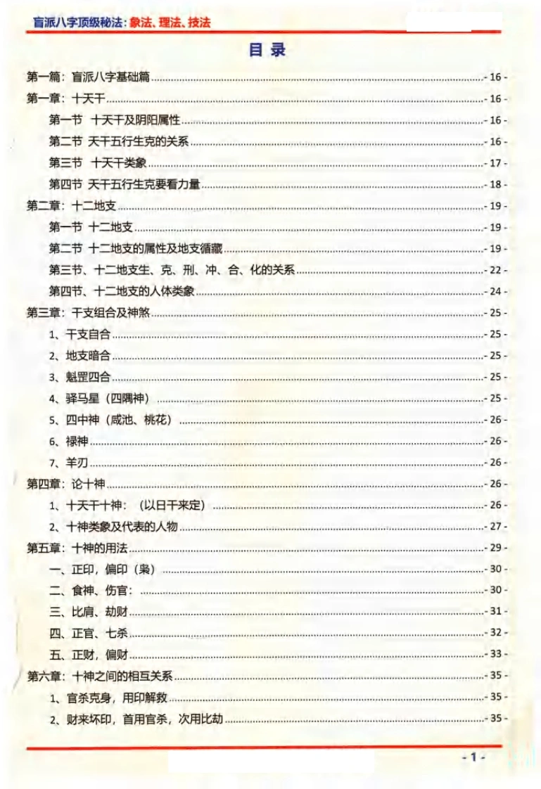 盲派八字顶级秘法象法.理法.技法上册-四书格