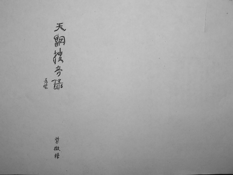 紫微杨-天网搜奇录