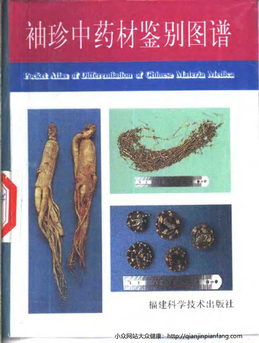 袖珍中药材鉴别图谱（黄坚航）（彩图版）-四书格