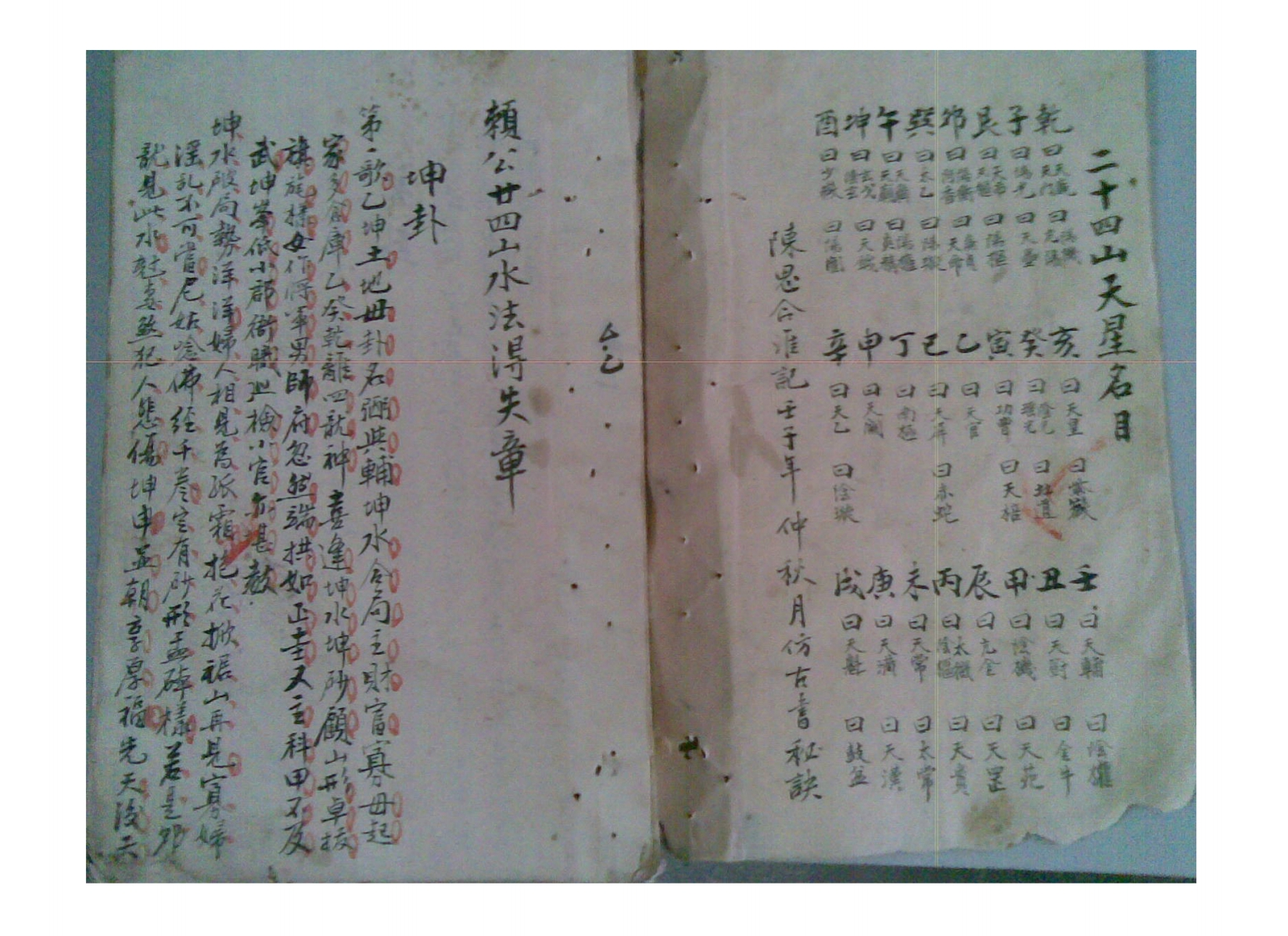赖公廿四山水得失章_古本