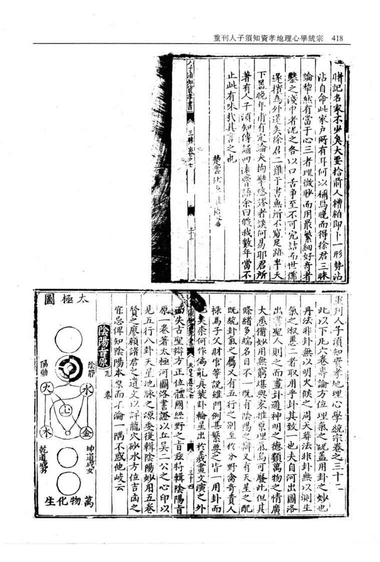 重刊人子须知资孝地理心学统宗第四坤集兑集方位理气-四书格
