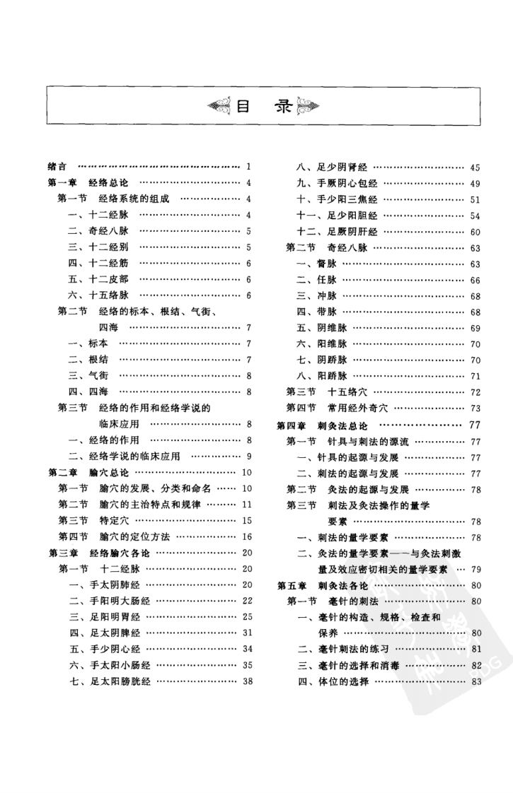 针灸学笔记图解