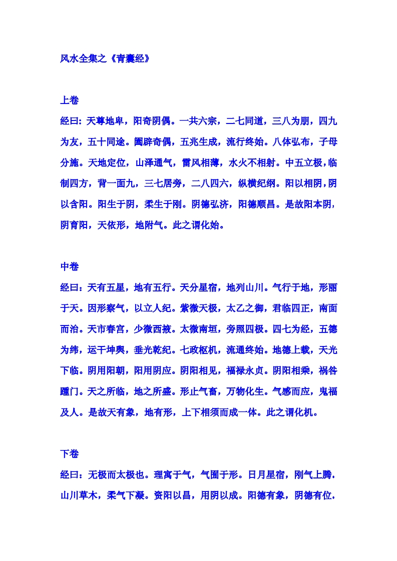 风水宝典全集之《青囊经》