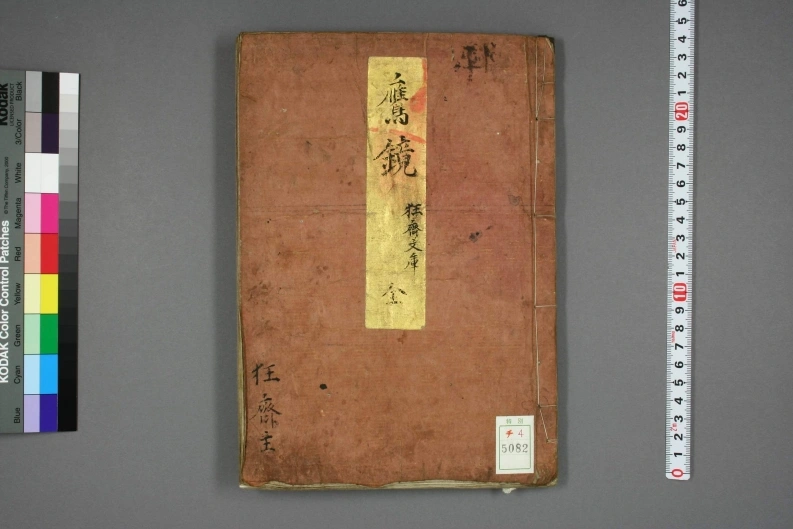 鹰镜.河锅暁斎.文久二年.1862年-四书格