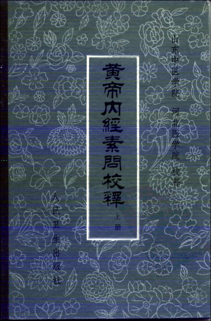 黄帝内经素问校释上下册高清版-四书格
