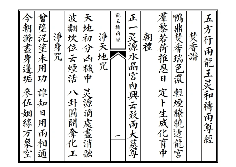龙王经-四书格